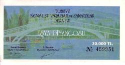 LOT.18 » KEMALİST YAZARLAR VE SANATÇILAR DERNEĞİ EŞYA PİYANGO...