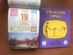 19 Şubat 2005 hediyelik orijinal Ülkü takvim yaprağı (Cin Ali kitabı hediyeli:)