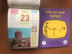 23 Şubat 2005 hediyelik orijinal Ülkü takvim yaprağı (Cin Ali kitabı hediyeli:)