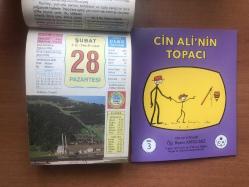 28 Şubat 2005 hediyelik orijinal Ülkü takvim yaprağı (Cin Ali kitabı hediyeli:)