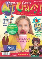 ART CRAZY YARATICI ÇOCUK DERGİSİ - SAYI: 57 /YÜKSEKLERDE UÇAN BİR BALON YAPIN