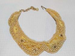 K22---BONCUK İŞİ EL YAPIMI ESKİ GERDANLIK