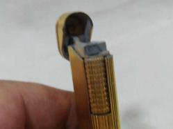 Ç3----ALTIN KAPLAMA PİERRE CARDİN ANTİKA GAZLI ÇAKMAK-ARIZALI