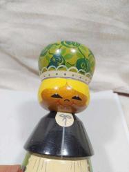 O14----SALVO MARKA SOVYETLER BİRLİĞİ ÜRETİMİ AHŞAP OYMA EL DEKORLU RUS KADIN