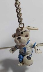 K221----TOP OYNAYAN KÖPEK PLASTİK ESKİ ANAHTARLIK
