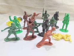 FG13-----KÜÇÜK BOY PLASTİK FİGÜR-12 ADET ASKER