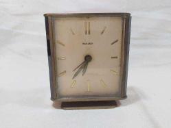 MS4-PİRİNÇ KASALI FRANSIZ ANTİKA MAYARD MASA SAATİ-ÇALIŞIYOR