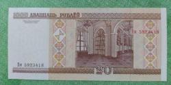 P103---- KAĞIT PARA BELARUS 20 RUBLE-ÇOK TEMİZ