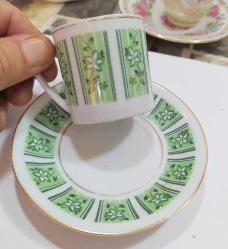 P3--ÇİN MALI ESKİ PORSELEN KAHVE FİNCANI 1 ADET