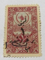 P3-11-3--- HAMİDİYE HİCAZ DEMİR YOLU PULU-1 KURUŞ