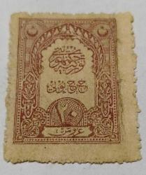 P3-11-3- OSMANLI VERGİ PULU-20 KURUŞ