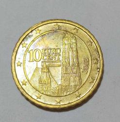 PR46------2002 AVUSTURYA 10 EURO CENT