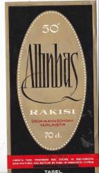 ALTINBAŞ RAKI-TAŞEL KIBRIS ETİKETİ- ( 70 CL )