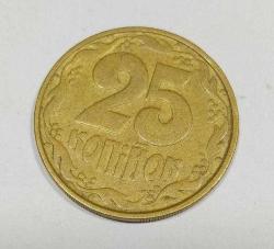 P50-----1992 UKRAYNA MADENİ PARA-25 KOPİYKA