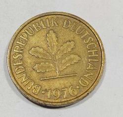 P21-1976 ALMANYA MADENİ PARA-5 PFENNIG