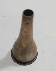 K411---- GÜMÜŞ KAPLAMA MİNİ BOY HUNİ-4,2 CM BOYU