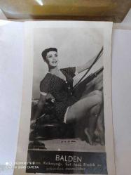 Efemera - K64-BALDEN ÇİKOLATASI ARTİST FOTOKARTI-BETTA ST.JOHN - kitantik - kitaLog