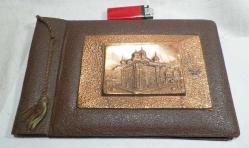 Antika - NASRETTİN HOCA BAKIR KAPAKLI KÜÇÜK BOY FOTOĞRAF ALBÜMÜ--14 YAPRAK - kitantik - kitaLog