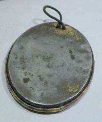 K67--MERYEM ANA VE İSA TEMALI ESKİ TENEKE İKONA