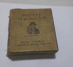 K84-----SETH THOMAS ANTİKA KARTON SAAT KUTUSU
