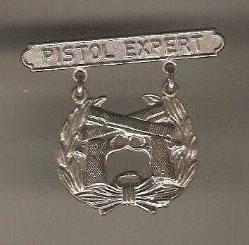 Antika - K408------PISTOL EXPERT METAL TABANCA ROZETİ - kitantik - kitaLog