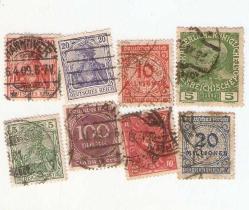 552-REICH DÖNEMİ ALMAN PULLARI LOTU