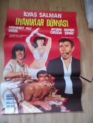 AF1----FİLM AFİŞİ-UYANIKLAR DÜNYASI-İLYAS SALMAN-AYŞEN GRUDA-MEHMET ALİ ERBİL----20