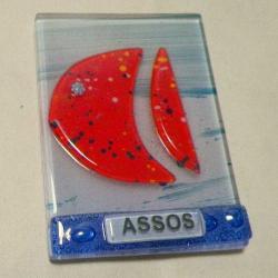 K67-------ASSOS CAM MAGNET-KIRMIZI BALIK