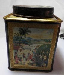 ÇY1----ESKİ LİPTON TENEKE ÇAY KUTUSU-100.YIL ANISINA