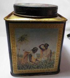 ÇY1----ESKİ LİPTON TENEKE ÇAY KUTUSU-100.YIL ANISINA