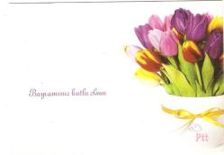 --K-76-K-76-PTT ÇİZİM KARTPOSTAL BAYRAMINIZ KUTLU OLSUN
