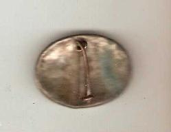 BR2-----ESKİ ASYA TÜRKMEN İŞİ MİNELİ BROŞ