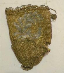 Antika - ALTIN VE GÜMÜŞ SİM İŞLEMELİ OSMANLI PARA KESESİ - kitantik - kitaLog