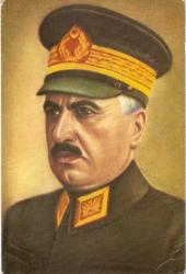 BÜYÜK TÜRK BÜYÜKLERİ KARTPOSTALI-MAREŞAL FEVZİ ÇAKMAK