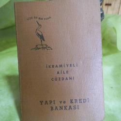 1968 YAPI VE KREDİ BANKASI İKRAMİYELİ AİLE CÜZDANI