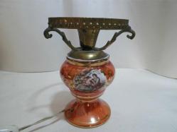 Antika - 1970'LERDEN SERAMİK ESKİ MASA LAMBASI - kitantik - kitaLog