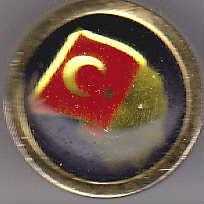 R11--ATATÜRK TÜRK BAYRAKLI ROZET-