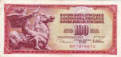 PR110-----1978 YUGOSLAVYA BANKNOT 100 DİNAR
