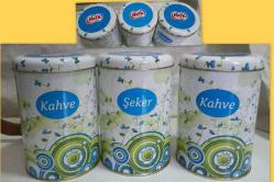 ÇY7------HALK KAHVE-ŞEKER KUTUSU
