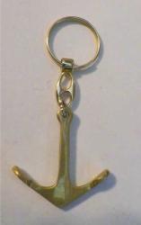 A6--DENİZCİ ÇIPASI ŞEKLİNDE PİRİNÇ ANAHTARLIK