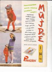 PARİZİEN ÇORAP REKLAM SAYFASI