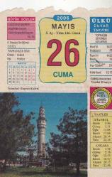 Efemera - 26 MAYIS 2006 TAKVİM YAPRAĞI - kitantik - kitaLog