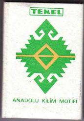 TEKEL KİBRİTİ-ANADOLU KİLİM MOTİFİ