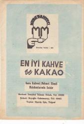 KURU KAHVECİ MEHMET EFENDİ REKLAM SAYFASI