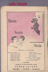HASAN NESRİ KOLONYALARI REKLAM SAYFASI 1953