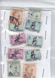KARIŞIK ATATÜRK PULLARI-175