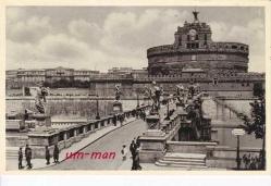 ROMA-PONTE E CASTEL SANT'ANGELO  KARTPOSTAL-
