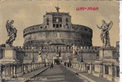 ROMA-PONTE E CASTEL SANT'ANGELO  KARTPOSTAL-