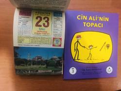 23 Ağustos 2005 hediyelik orijinal Ülkü takvim yaprağı (Cin Ali kitabı hediyeli:)