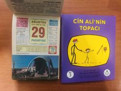 29 Ağustos 2005 hediyelik orijinal Ülkü takvim yaprağı (Cin Ali kitabı hediyeli:)